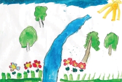 "Я узнал, что у меня есть огромная семья: речка, небо голубое - это все мое, родное!" Рогачев Даниил, 5 лет